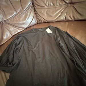 Banana Republic ladies Long Sleeve Black Tee